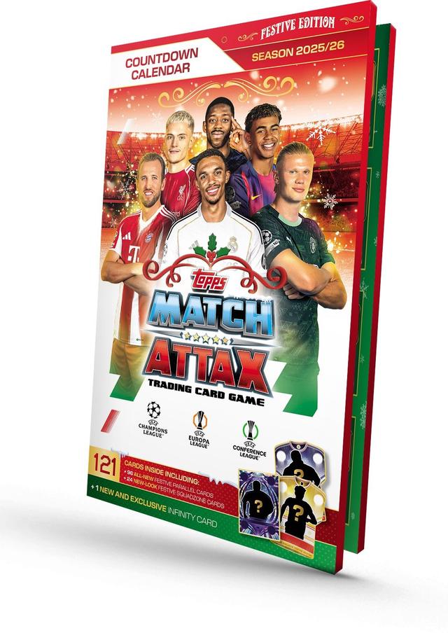 (Naujiena!) Topps Match Attax 2026 Advento kalendorius